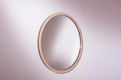 Gio Ponti Gio Ponti walnut and parchment mirror Italy 1930s - 3485279