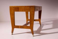 Gio Ponti Gio Ponti walnut desk for BNL offices Italy 1950s - 4415289