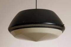 Gio Ponti Gio ponti metal and lucite pendant light model Greson 2 for Greco Italy 1950s - 3650962