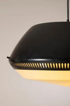 Gio Ponti Gio ponti metal and lucite pendant light model Greson 2 for Greco Italy 1950s - 3650963