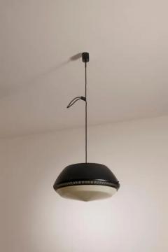 Gio Ponti Gio ponti metal and lucite pendant light model Greson 2 for Greco Italy 1950s - 3650975