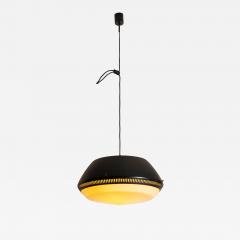 Gio Ponti Gio ponti metal and lucite pendant light model Greson 2 for Greco Italy 1950s - 3661138