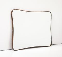 Gio Ponti Horizontal Modernist Mirror in the Style of Gio Ponti Italy c 1950s - 3569201