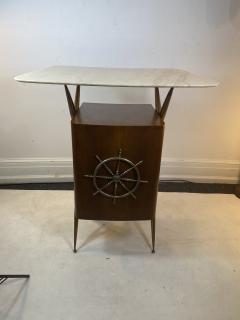 Gio Ponti ITALIAN MID CENTURY SHIPS WHEEL MODERNIST BAR - 1381843