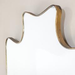 Gio Ponti In the Style of Gio Ponti Brass Wall Mirror - 4516143