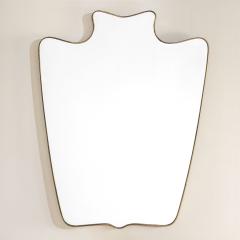 Gio Ponti In the Style of Gio Ponti Brass Wall Mirror - 4516146