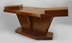 Gio Ponti Italian 1950s Burl Birch Rectangular Conference Table - 463165