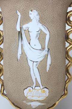 Gio Ponti Italian Ceramic Vase by Gio Ponti 1940s Italy - 2985697