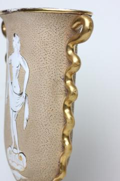Gio Ponti Italian Ceramic Vase by Gio Ponti 1940s Italy - 2985699