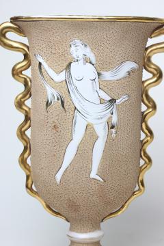 Gio Ponti Italian Ceramic Vase by Gio Ponti 1940s Italy - 2985702