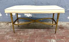 Gio Ponti Italian Mid Century Brass Bench - 3922305