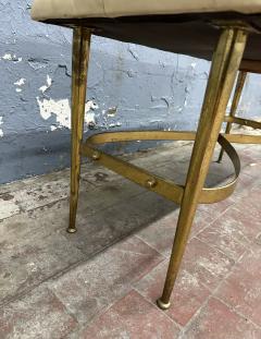 Gio Ponti Italian Mid Century Brass Bench - 3922309