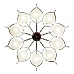 Gio Ponti Italian Mid Century Chandelier in Manner of Gio Ponti - 2733862