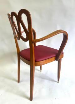 Gio Ponti Italian Mid Century Modern Neoclassic Lounge Desk or Vanity Chair by Gio Ponti - 3673258