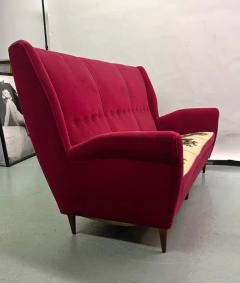 Gio Ponti Italian Mid Century Modern Neoclassical Sofa by Gio Ponti for ISA Bergamo - 3248131