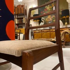 Gio Ponti Italian Mid Century Rosewood Chairs set of 4 - 3815025