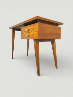 Gio Ponti Italian Midcentury Desk and Chair with suspended bookcase Gi Ponti Style - 4612744
