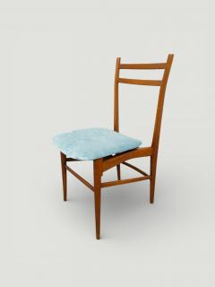 Gio Ponti Italian Midcentury Desk and Chair with suspended bookcase Gi Ponti Style - 4612745