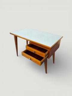 Gio Ponti Italian Midcentury Desk and Chair with suspended bookcase Gi Ponti Style - 4612747