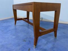 Gio Ponti Italian Midcentury Oak Executive Desk Designed by Gio Ponti in 1950 for BNL - 3095542