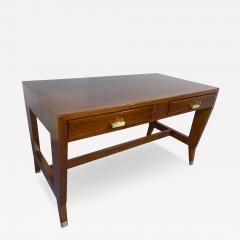 Gio Ponti Italian Midcentury Oak Executive Desk Designed by Gio Ponti in 1950 for BNL - 3098971