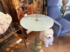 Gio Ponti Italian Modern Brass And Glass Table - 4551827