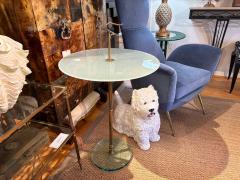 Gio Ponti Italian Modern Brass And Glass Table - 4551870