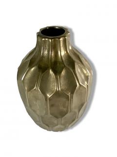 Gio Ponti Italian Modern Gold Ceramic Vessel Style of Gio Ponti - 4618937