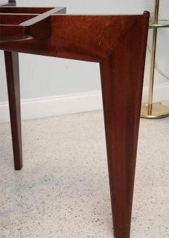 Gio Ponti Italian Modern Mahogany and Glass Dining Table Gio Ponti - 4702918