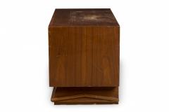 Gio Ponti Italian Modern Two Drawer Bedside Table Night Stand manner of Gio Ponti - 4274106