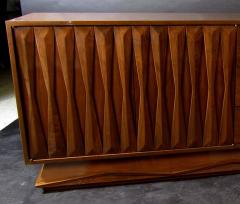 Gio Ponti Italian Modern Walnut Cabinet Dresser Style of Ponti - 4645106