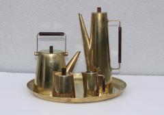 Gio Ponti Italian Modernist Brass Tea set - 760782