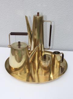 Gio Ponti Italian Modernist Brass Tea set - 760785