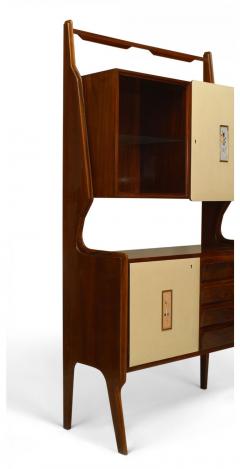 Gio Ponti Italian Post War Rosewood Mahogany Cabinet - 4625936