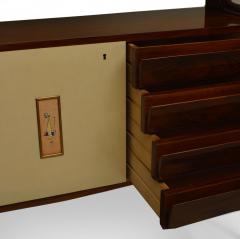 Gio Ponti Italian Post War Rosewood Mahogany Cabinet - 4625937