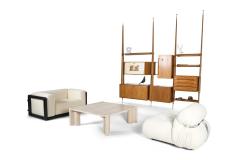 Gio Ponti Italian Wall Unit in Beech Attributed to Gio Ponti 1950s - 1928198
