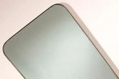 Gio Ponti Italian mid century Brass wall Mirror in the style of Gio Ponti Italy 1950s - 3626876