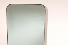 Gio Ponti Italian mid century Brass wall Mirror in the style of Gio Ponti Italy 1950s - 3626878