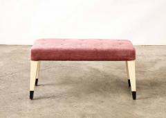 Gio Ponti Lacquered Wood and Upholstery Bench by Gio Ponti Italy 1939 - 3263296