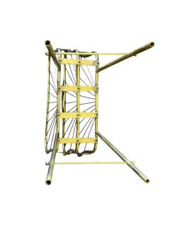 Gio Ponti MODERNIST ITALIAN MID CENTURY BRASS MAGAZINE RACK IN THE MANNER OF GIO PONTI - 4440163