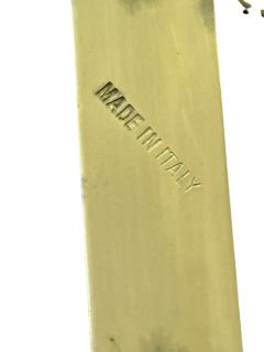 Gio Ponti MODERNIST ITALIAN MID CENTURY BRASS MAGAZINE RACK IN THE MANNER OF GIO PONTI - 4440164