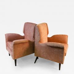 Gio Ponti MODERNIST MID CENTURY PAIR OF ITALIAN ARMCHAIRS - 2927937