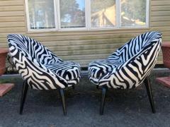 Gio Ponti Magnificent Pair Jack Sherman for Chaircraft of California Pom Pom Chairs - 3396928