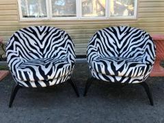 Gio Ponti Magnificent Pair Jack Sherman for Chaircraft of California Pom Pom Chairs - 3397036