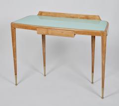 Gio Ponti Maple Desk Console Table Attributed to Gio Ponti Italy c 1950 - 3785475