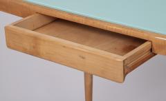 Gio Ponti Maple Desk Console Table Attributed to Gio Ponti Italy c 1950 - 3785477