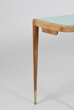 Gio Ponti Maple Desk Console Table Attributed to Gio Ponti Italy c 1950 - 3785478