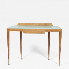 Gio Ponti Maple Desk Console Table Attributed to Gio Ponti Italy c 1950 - 3789176