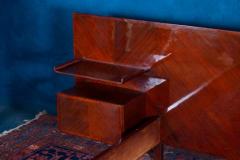 Gio Ponti Mid Century Mahogany Queen Bed Attr to Gio Ponti 1950 - 2219298