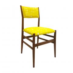 Gio Ponti Mid Century Modern Gio Ponti Set of Four Leggera Ash Wood Italian Chairs 1951 - 1044875